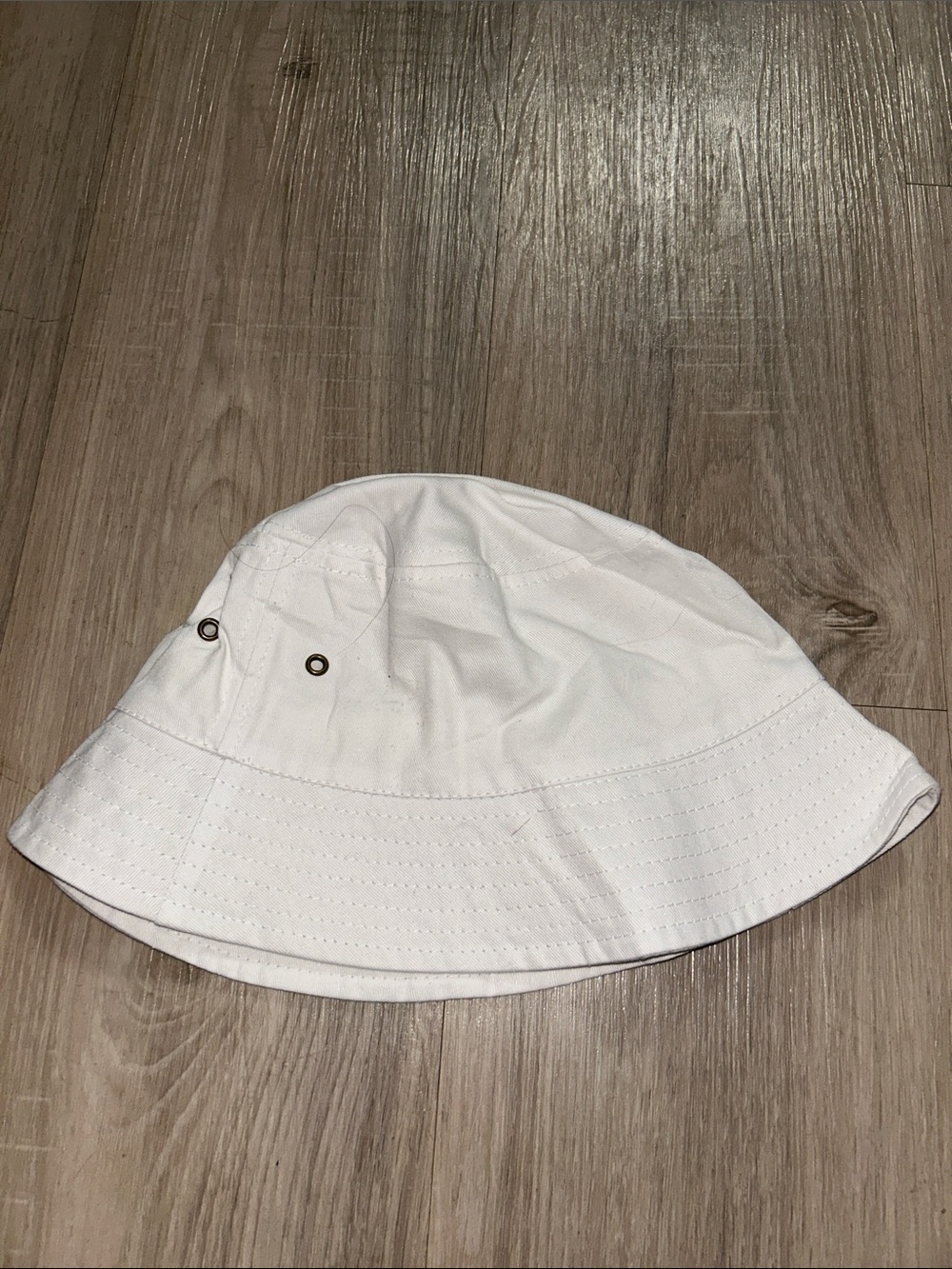 White Kids Bucket Hat - Lightweight Sun Protection